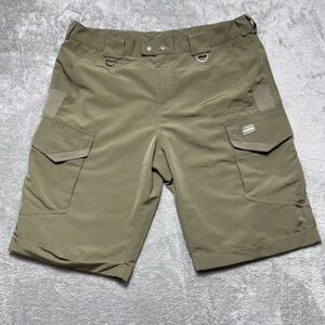 Cargo Shorts Men's XL Olive Star Racing Gorpcore Utility Ripstop Hiking 36x10